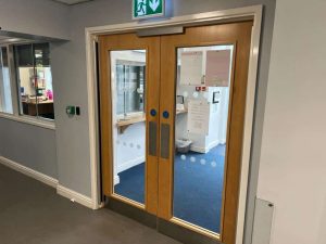 New Fire Door Installation Coventry Primary School cgt caprentry