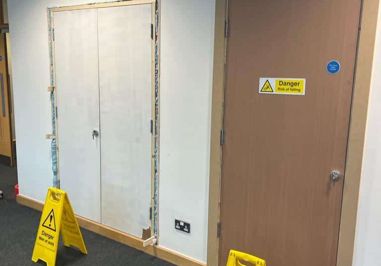 Remedial Work repairs for fire doors in Harborne